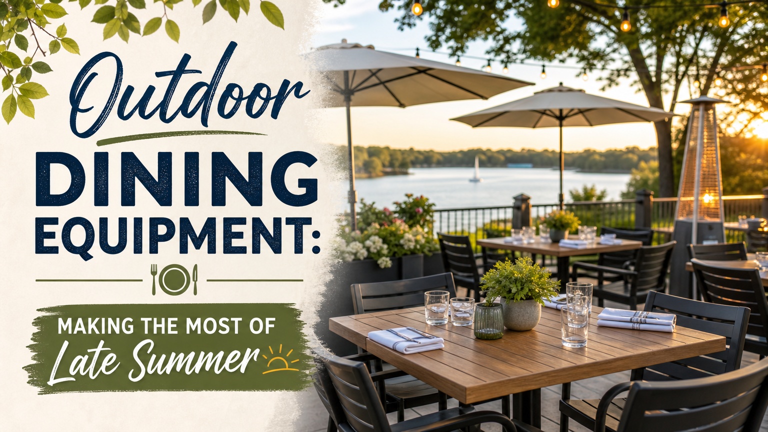 Outdoor Dining Equipment: Making the Most of Late Summer